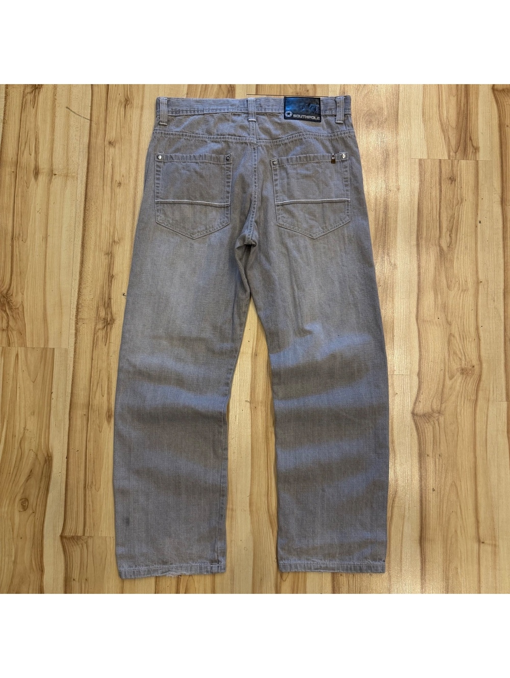 y2k Baggy Grey Southpole Jeans Men's 36"